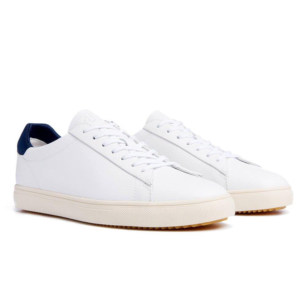 CLAE BRADLEY ESSENTIALS Shoes Womens USA103-R48 In White Leather